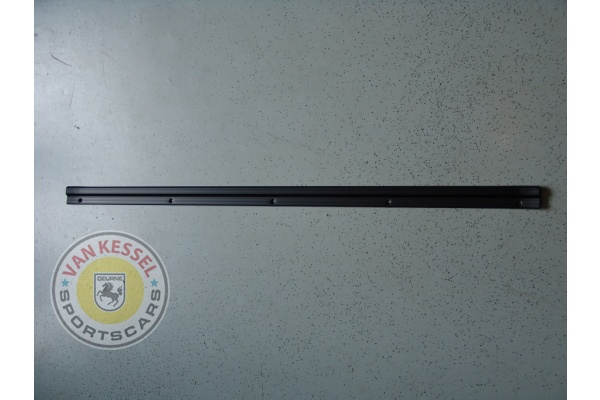 Door sill aluminum black, narrow, 911 65-89