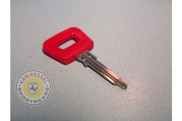 Key blank red, 911 and 914 65-86