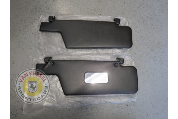Sun visor set black, 911 and 912 Targa 69-83