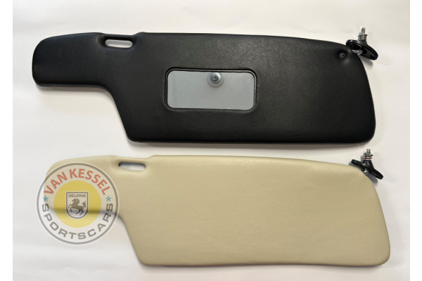 Sun visor set black and white, 911 and 912 Coupé 69-83