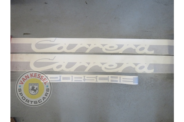 Stickerset "Carrera RS" zilver