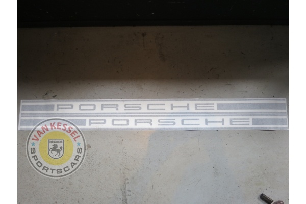 Stickerset Porsche, zwart