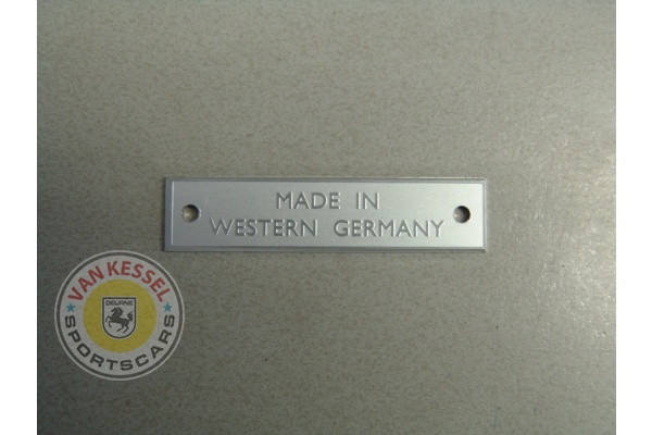 Made in Western Germany plaatje 356