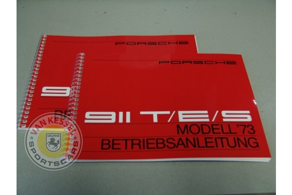 Instructieboekje Porsche 911 T/E/S (Duits) 1973