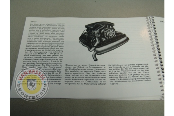 WKD464410 - Instructieboekje Porsche 911 T/E/S (Duits) 1973