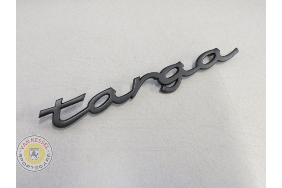 91155930742 - Embleem "Targa" zwart 911 en 964