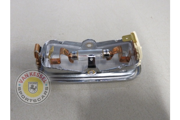 90163210128 - Binnenverlichting chrome rand 356, 911, 912 coupe, origineel