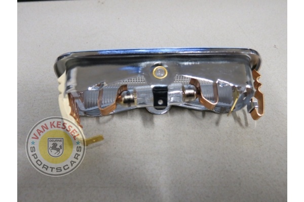 90163210128 - Binnenverlichting chrome rand 356, 911, 912 coupe, origineel