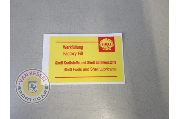 Sticker Werkfullung Shell