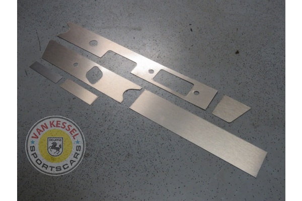 Dashboard trim aluminum 911 66-68 high ashtray plate