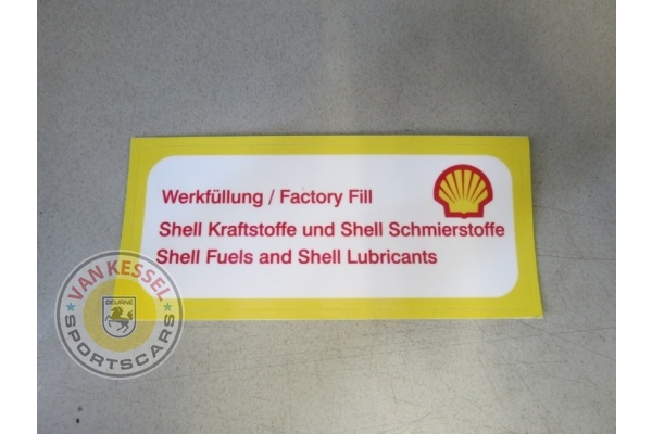 Sticker Werkfullung Shell breed