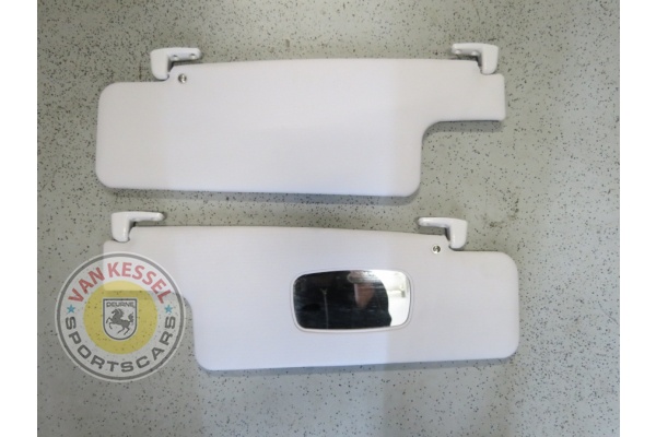 Sun visor set light gray, 911 and 912 Coupé 65-68