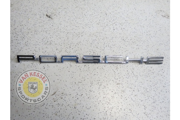 Emblembuchstaben „Porsche“ silber 911 und 912, 65-66