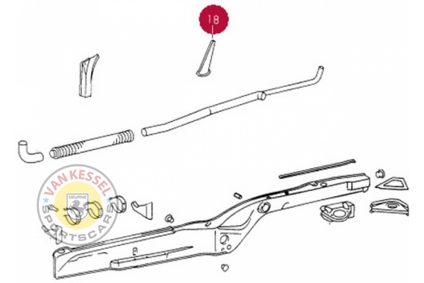 90150114121 - Wielkastversterkingsplaat binnen links, 911 65-83 