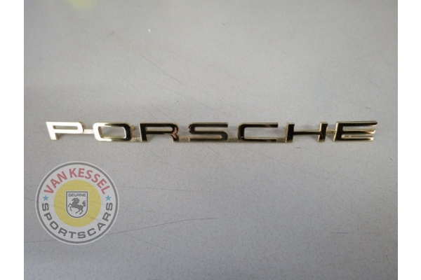 Embleem letters "Porsche" goud 356