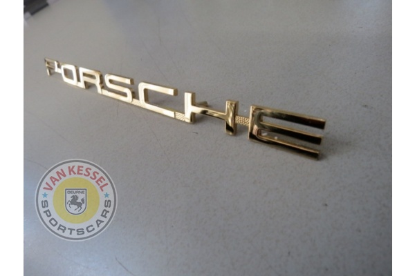 64455930106 - Embleem letters "Porsche" goud 356