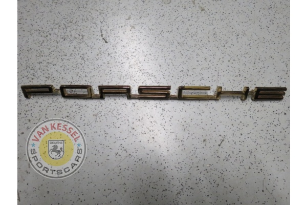 Emblembuchstaben „Porsche“ gold 911 und 912, 65-66