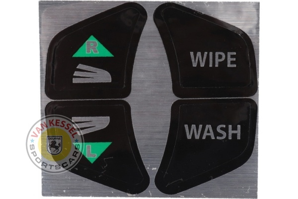 Stickerset op stuurkolomkappen 1969-1973 USA