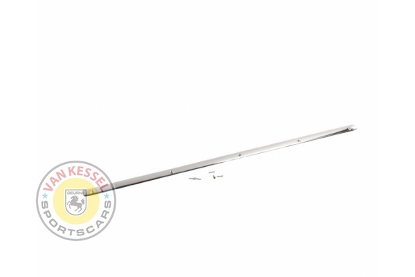 Door sill narrow 911 65-68 Smooth stainless steel model