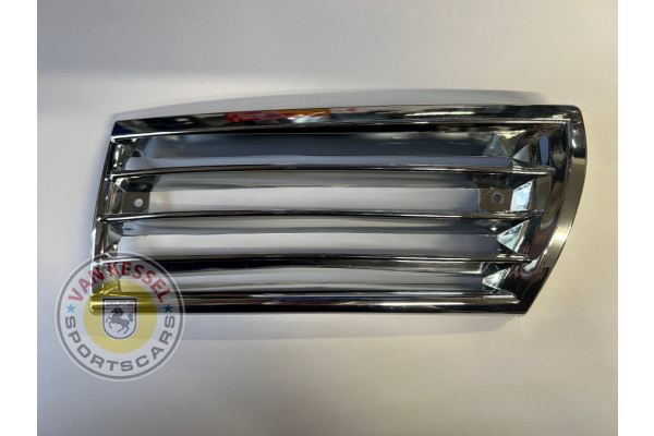 Kühlergrill Chrom, breit, links, 911 und 912 65-68 Kunststoff