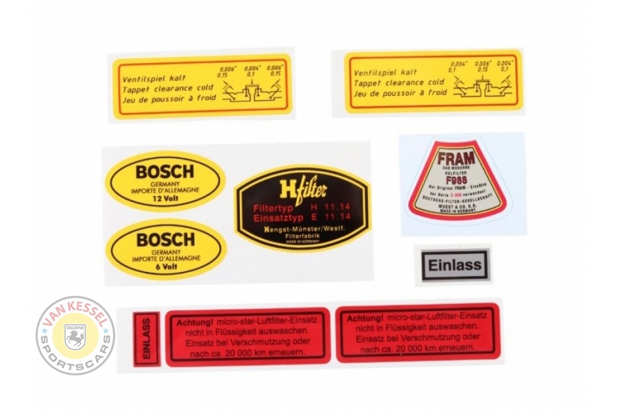 64470100101 - Stickerset voor 356 folie