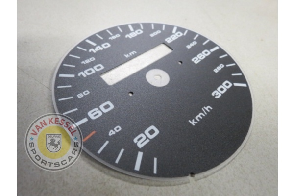 964pc zp64 - KM-tellerplaatje 300km/u 964-993 met boordcomputer