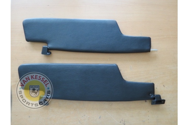 Sun visor set black, 914