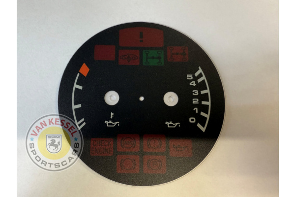 Tellerplaatje van de oliedruk- temperatuurmeter 964