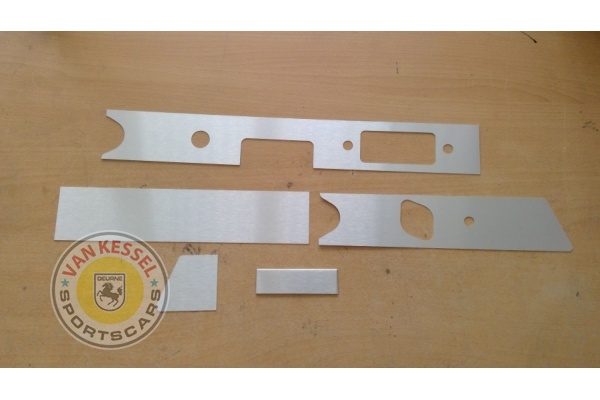 Dashboard trim aluminum 911 66-68 small ashtray plate