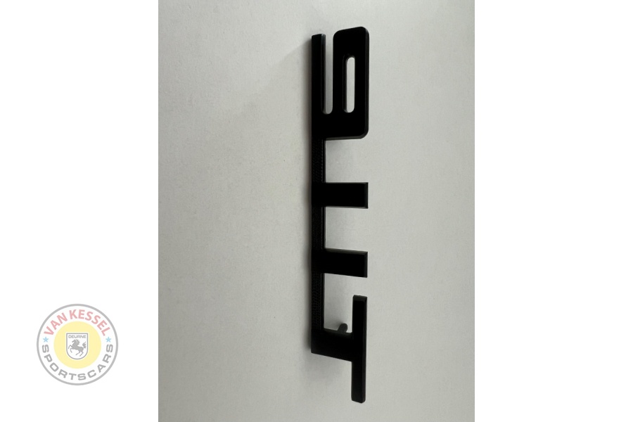 90155931123 - Embleem "911T" zwart 72-73 imitatie. licht beschadigt
