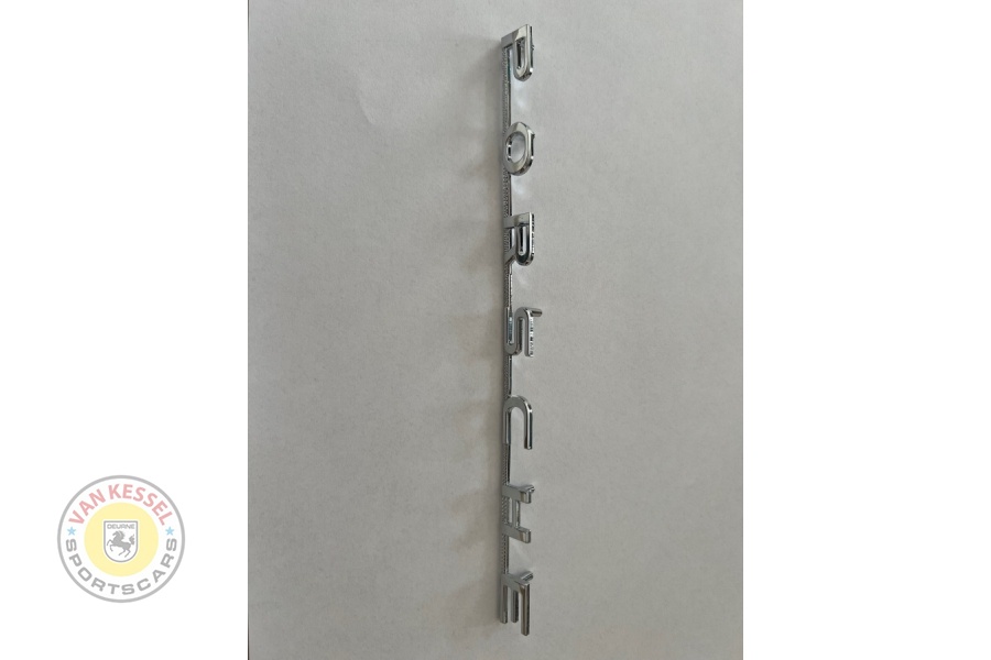 64455930101 - Embleem letters "Porsche" zilver 356A
