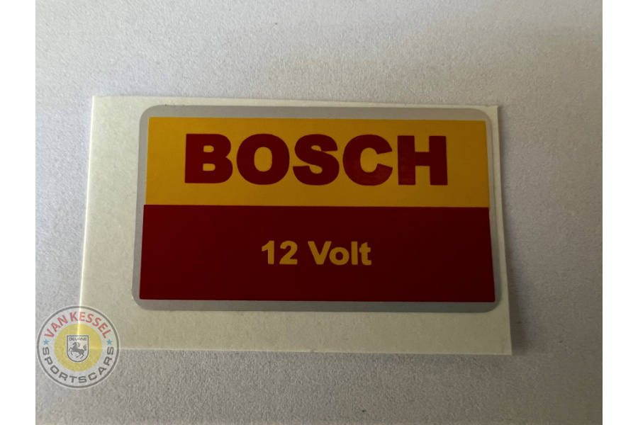 8101502700 - Sticker 'Bosch' rood/geel 12 volt