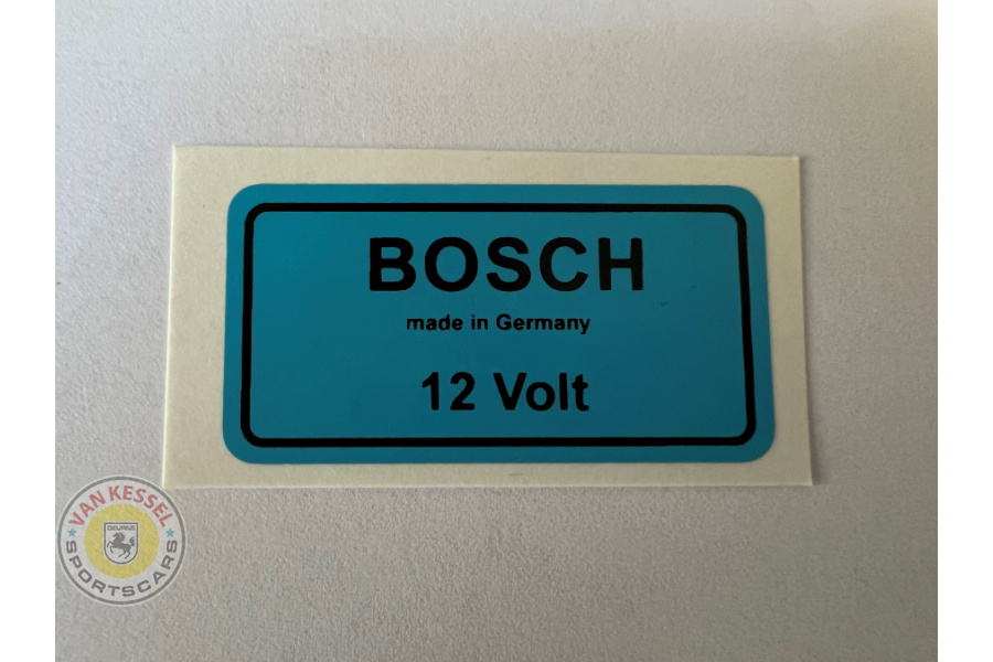 8101502800 - Sticker 'Bosch' blauw 12 volt