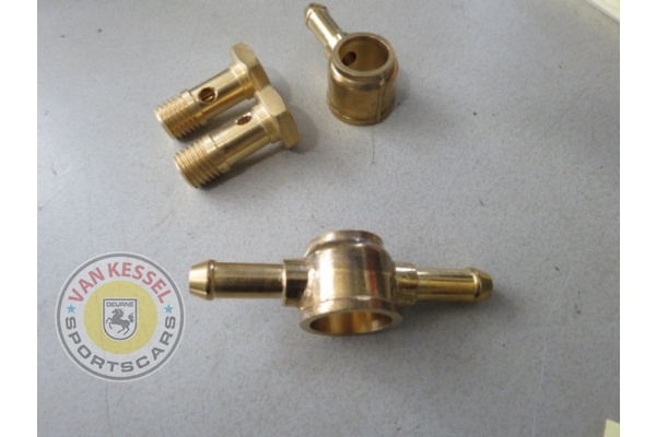 90110093500 - benzineslangaansluitset Weber carburateur 911 en 914-6