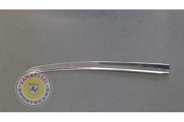 Sierlijst aluminium onder achterzijruit, links, 911 en 912 coupe imitatie