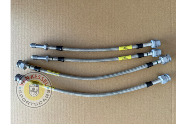 Stahl geflochtener Bremsschlauch Set 993 1994-1998