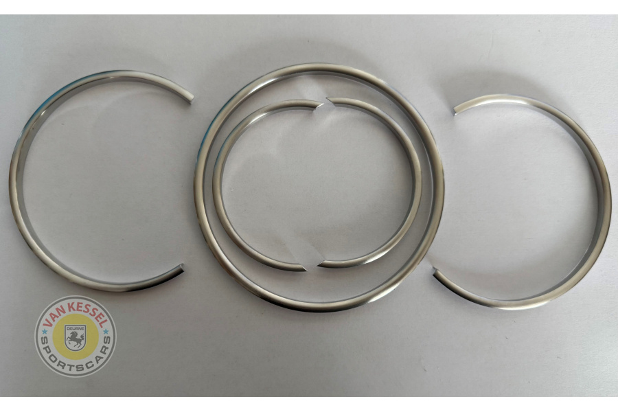 teller944po - Set polished aluminium overzetringen voor de tellerset 944 type 2 , 928 en 968