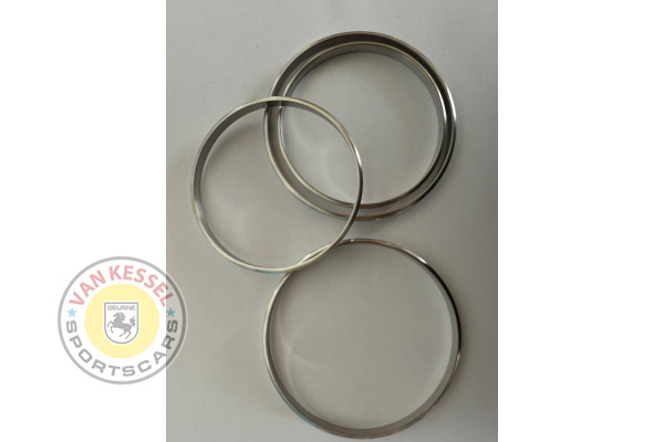 teller944br - Set brushed aluminium overzetringen voor de tellerset 944 type 2 , 928 en 968
