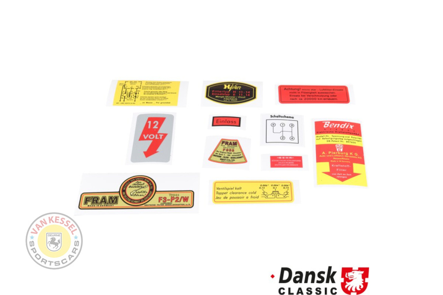64470100101 - Stickerset voor 356A folie