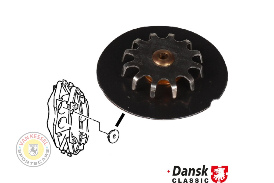 96535109600 - Remblokmontageplaatje 964turbo , 993 en 928S4 44mm 