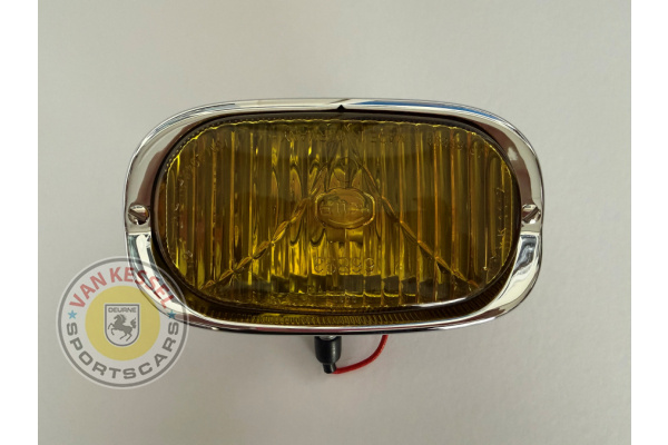 Antibrouillard chromé, 356 et 911 65-73 imitation Hella look verre jaune