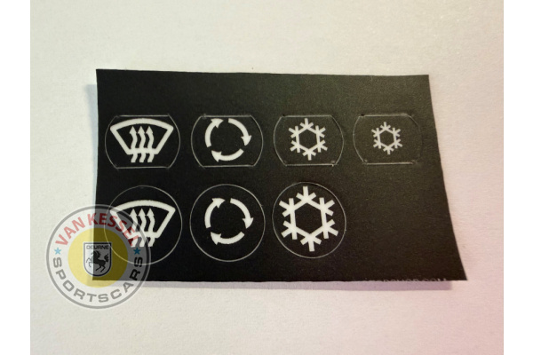 Stickerset op aircopaneel voor 964 en 993
